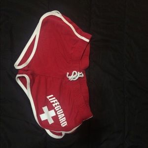 Lifeguard shorts from orange beach Alabama